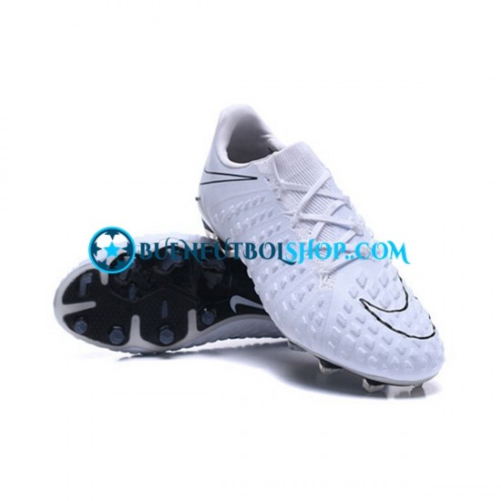 Nike HyperVenom Phantom III Elite FG Blanco Botas de Fútbol