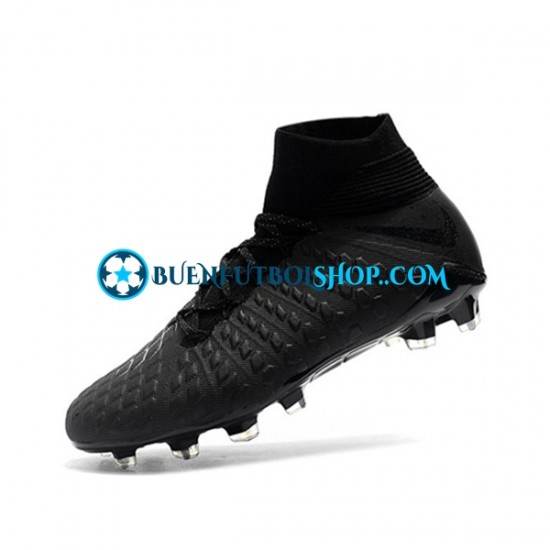 Nike Hypervenom Phantom 3 Elite DF FG Blanco Negro Botas de Fútbol