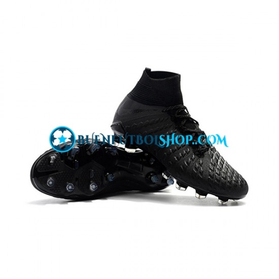 Nike Hypervenom Phantom 3 Elite DF FG Blanco Negro Botas de Fútbol