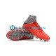 Nike Hypervenom Phantom 3 Elite DF FG Rojo Gris Botas de Fútbol