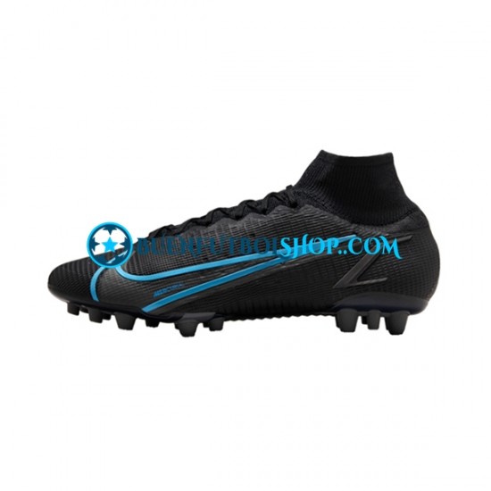 Nike Mercurial Superfly VIII Renew Elite AG Negro Botas de Fútbol