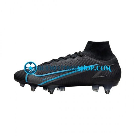 Nike Mercurial Superfly VIII Renew Elite SG Pro AC Negro Botas de Fútbol