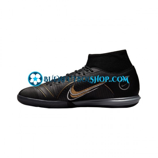 Nike Mercurial Superfly VIII Shadow Academy IC Negro Botas de Fútbol