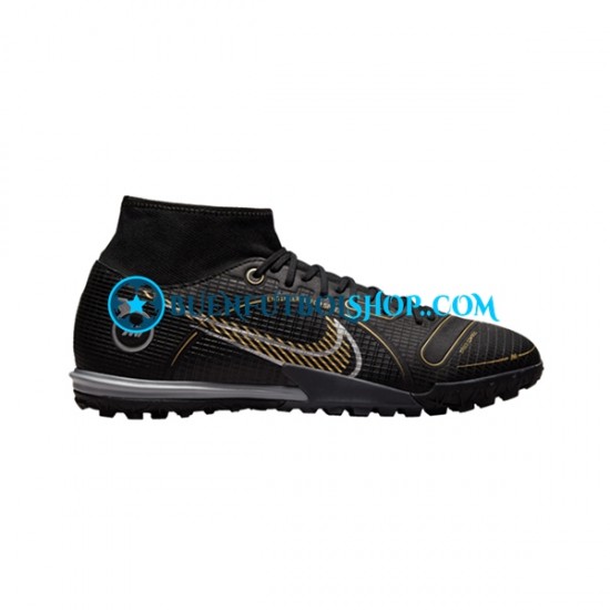 Nike Mercurial Superfly VIII Shadow Academy TF Negro Botas de Fútbol