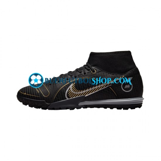 Nike Mercurial Superfly VIII Shadow Academy TF Negro Botas de Fútbol