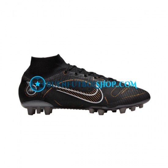 Nike Mercurial Superfly VIII Shadow Elite AG Negro Botas de Fútbol