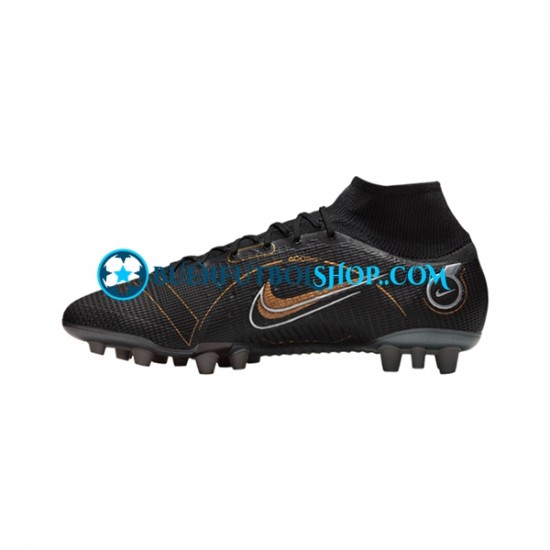 Nike Mercurial Superfly VIII Shadow Elite AG Negro Botas de Fútbol