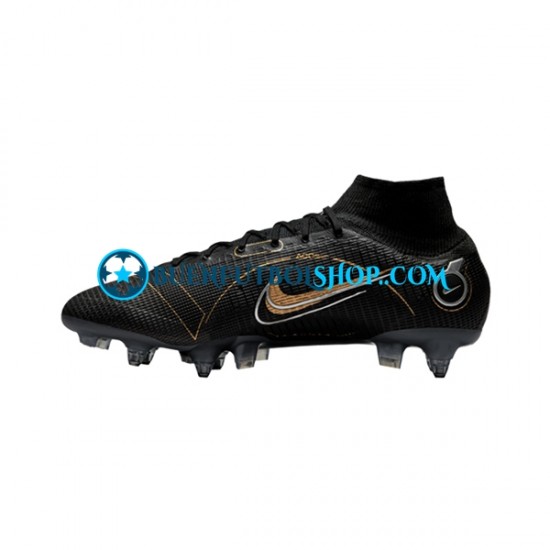 Nike Mercurial Superfly VIII Shadow Elite SG Pro AC Negro Botas de Fútbol