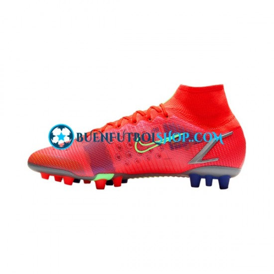 Nike Mercurial Superfly VIII Spectrum Elite AG Rojo Botas de Fútbol