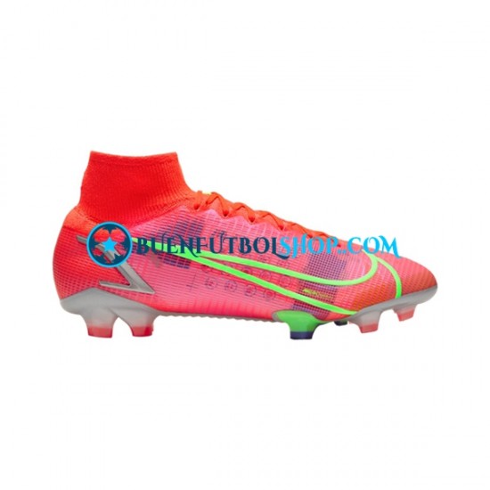 Nike Mercurial Superfly VIII Spectrum Elite FG Rojo Botas de Fútbol