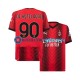 Camiseta de Fútbol AC Milan Charles De Ketelaere 90 2023-2024 Primera Equipación Manga Corta Hombre