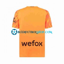 Camiseta de Fútbol AC Milan Portero 2023-2024 Segunda Equipación Manga Corta Hombre