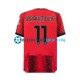 Camiseta de Fútbol AC Milan Ibrahimovic 11 2023-2024 Primera Equipación Manga Corta Hombre