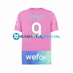 Camiseta de Fútbol AC Milan Olivier Giroud 9 2023-2024 Tercera Equipación Manga Corta Hombre Camiseta de Fútbol AC Milan Olivier Giroud 9 2023-2024 Tercera Equipación Manga Corta Hombre