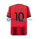 Camiseta de Fútbol AC Milan Rafael Leao 10 2023-2024 Primera Equipación Manga Corta Hombre