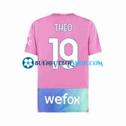 Camiseta de Fútbol AC Milan THEO 19 2023-2024 Tercera Equipación Manga Corta Hombre Camiseta de Fútbol AC Milan THEO 19 2023-2024 Tercera Equipación Manga Corta Hombre
