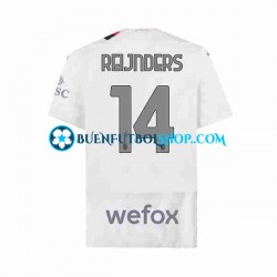 Camiseta de Fútbol AC Milan Tijjani Reijnders 14 2023-2024 Segunda Equipación Manga Corta Hombre Camiseta de Fútbol AC Milan Tijjani Reijnders 14 2023-2024 Segunda Equipación Manga Corta Hombre