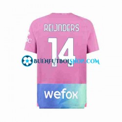 Camiseta de Fútbol AC Milan Tijjani Reijnders 14 2023-2024 Tercera Equipación Manga Corta Hombre Camiseta de Fútbol AC Milan Tijjani Reijnders 14 2023-2024 Tercera Equipación Manga Corta Hombre