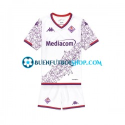 Camiseta de Fútbol ACF Fiorentina 2023-2024 Segunda Equipación Manga Corta Niño Camiseta de Fútbol ACF Fiorentina 2023-2024 Segunda Equipación Manga Corta Niño