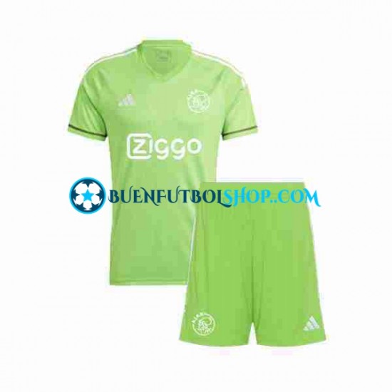 Camiseta de Fútbol AFC Ajax Portero 2023-2024 Primera Equipación Manga Corta Niño