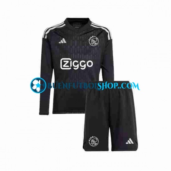 Camiseta de Fútbol AFC Ajax Portero 2023-2024 Tercera Equipación Manga Larga Niño