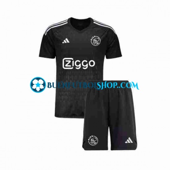 Camiseta de Fútbol AFC Ajax Portero 2023-2024 Tercera Equipación Manga Corta Niño