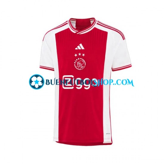 Camiseta de Fútbol AFC Ajax 2023-2024 Primera Equipación Manga Corta Hombre