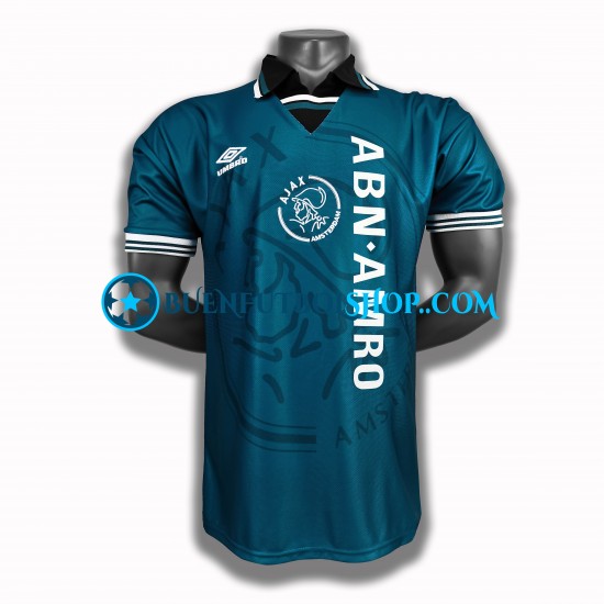 Camiseta de Fútbol AFC Ajax Retro 1994-1995 Segunda Equipación Manga Corta Hombre