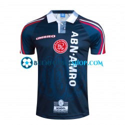 Camiseta de Fútbol AFC Ajax Retro 1997-1998 Segunda Equipación Manga Corta Hombre