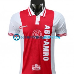 Camiseta de Fútbol AFC Ajax Retro 1997-1998 Primera Equipación Manga Corta Hombre