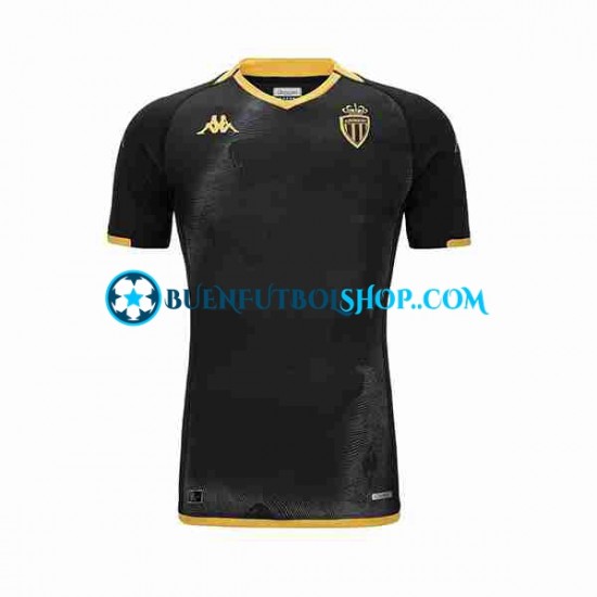 Camiseta de Fútbol AS Monaco 2023-2024 Segunda Equipación Manga Corta Hombre