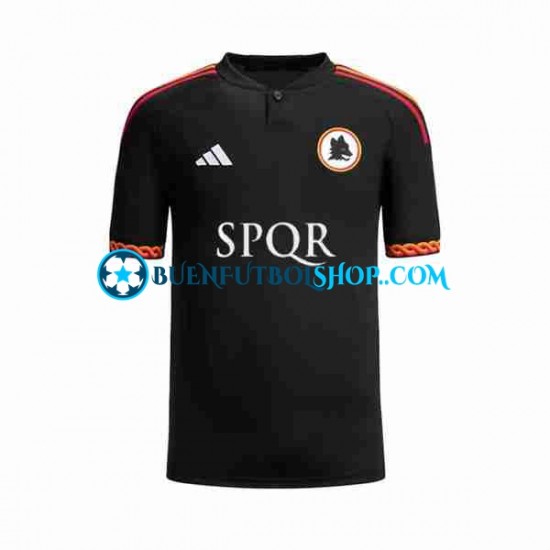 Camiseta de Fútbol AS Roma 2023-2024 Tercera Equipación Manga Corta Hombre