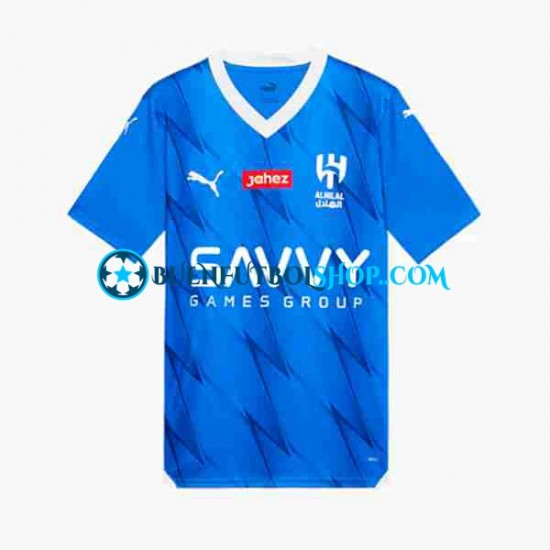 Camiseta de Fútbol Al Hilal 2023-2024 Primera Equipación Manga Corta Hombre