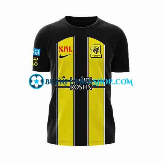 Camiseta de Fútbol Al-Ittihad 2023-2024 Primera Equipación Manga Corta Hombre