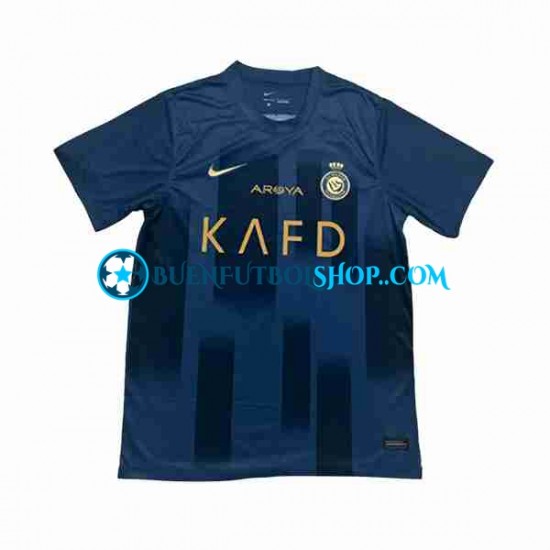 Camiseta de Fútbol Al-Nassr 2023-2024 Segunda Equipación Manga Corta Hombre