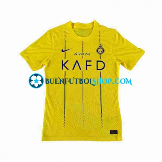 Camiseta de Fútbol Al-Nassr 2023-2024 Primera Equipación Manga Corta Hombre