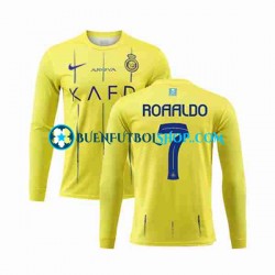 Camiseta de Fútbol Al-Nassr Ronaldo 7 2023-2024 Primera Equipación Manga Larga Hombre Camiseta de Fútbol Al-Nassr Ronaldo 7 2023-2024 Primera Equipación Manga Larga Hombre