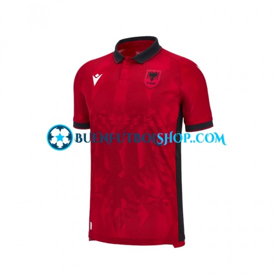 Camiseta de Fútbol Albania 2023 Primera Equipación Manga Corta Hombre