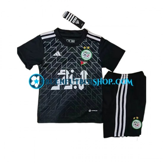 Camiseta de Fútbol Argelia 2023-2024 Negro Niño