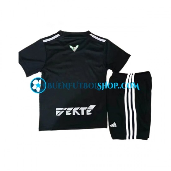 Camiseta de Fútbol Argelia 2023-2024 Negro Niño