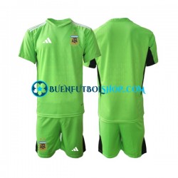 Camiseta de Fútbol Argentina Portero World Cup 2022 Primera Equipación Manga Corta Niño Camiseta de Fútbol Argentina Portero World Cup 2022 Primera Equipación Manga Corta Niño