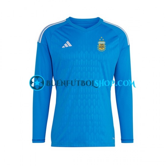 Camiseta de Fútbol Argentina Portero 2023 Tercera Equipación Manga Larga Hombre