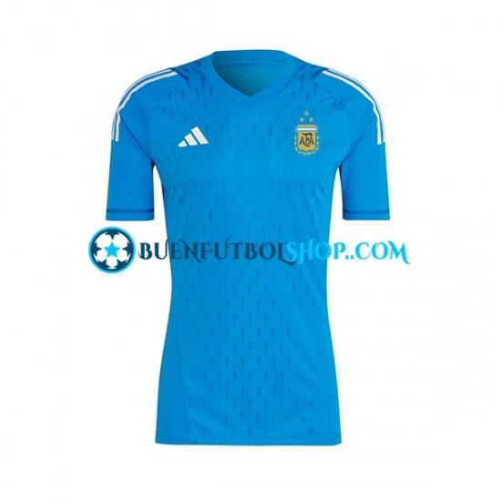 Camiseta de Fútbol Argentina Portero 2023 Tercera Equipación Manga Corta Hombre