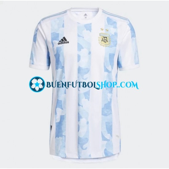 Camiseta de Fútbol Argentina 2021 Primera Equipación Manga Corta Hombre