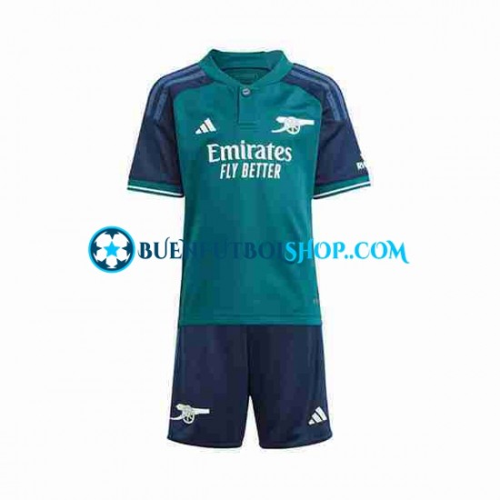 Camiseta de Fútbol Arsenal 2023-2024 Tercera Equipación Manga Corta Niño