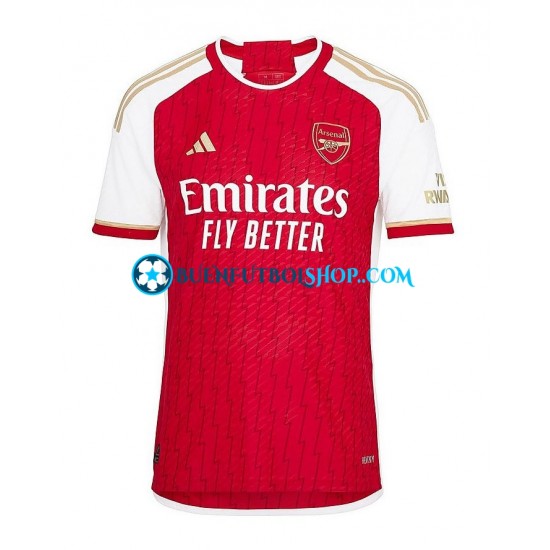 Camiseta de Fútbol Arsenal Gabriel Jesus 9 2023-2024 Primera Equipación Manga Corta Niño