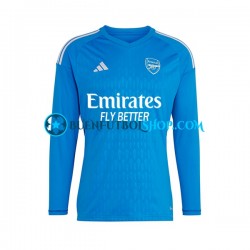 Camiseta de Fútbol Arsenal Portero 2023-2024 Segunda Equipación Manga Larga Hombre