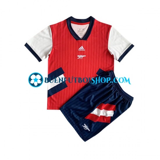 Camiseta de Fútbol Arsenal Icon Retro 2022-2023 Primera Equipación Manga Corta Niño