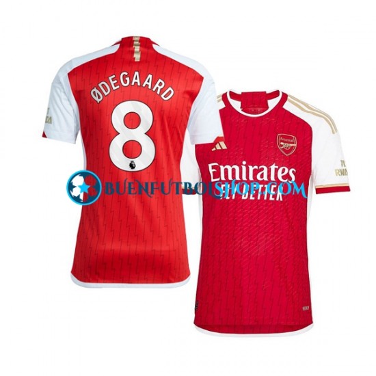 Camiseta de Fútbol Arsenal Martin Odegaard 8 2023-2024 Primera Equipación Manga Corta Hombre