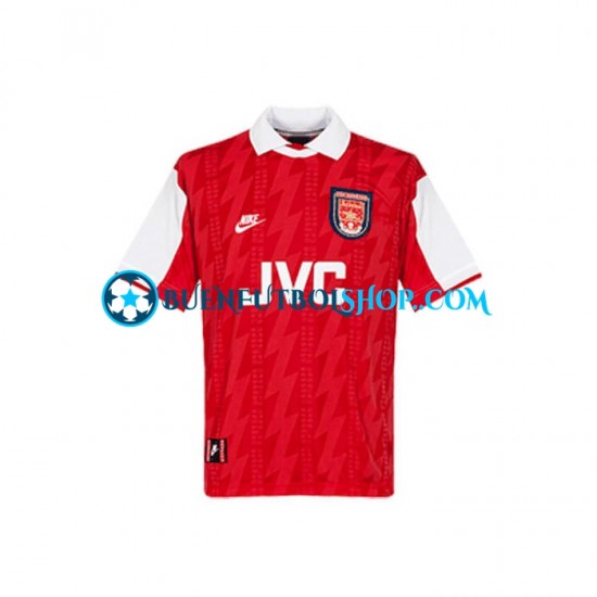 Camiseta de Fútbol Arsenal Retro 1994 Primera Equipación Manga Corta Hombre